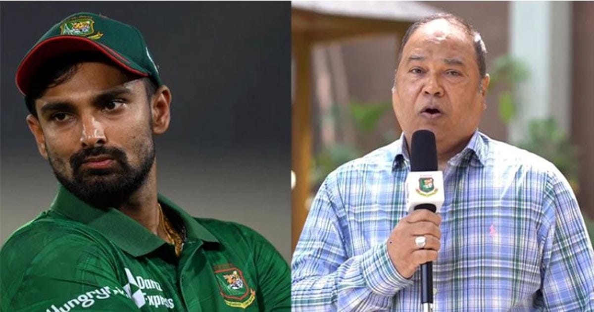 বাংলাদেশ অধিনায়ক লিটন দাস ও প্রধান নির্বাচক গাজী আশরাফ