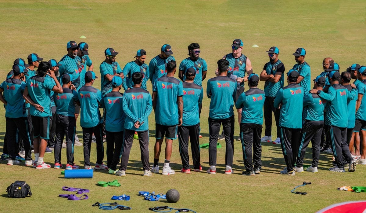 বাংলাদেশ ক্রিকেট দল অনুশীলনে