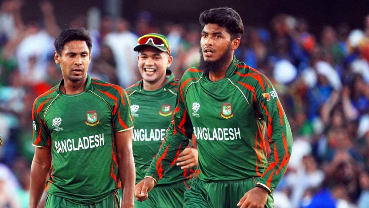 মোস্তাফিজুর রহমান, তাসকিন আহমেদ ও রিশাদ হোসেন