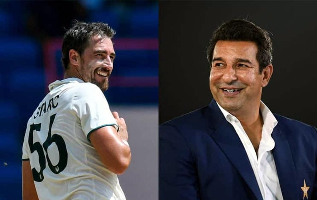 Wasim Akram and Mitchel starck