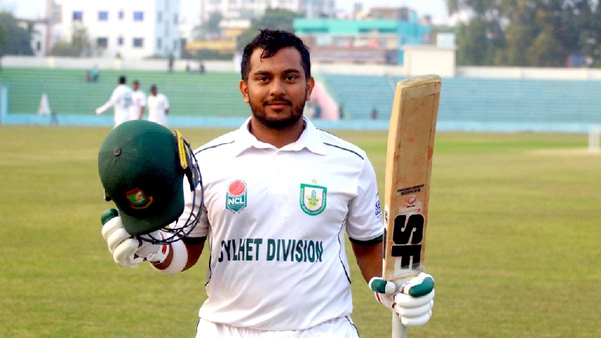 সিলেটের ব্যাটসম্যান জাকির হাসান
