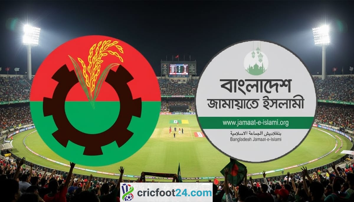 বিএনপি ও জামায়াতে ইসলামীর নির্বাচনী ইশতেহারের প্রতীকী কোলাজ।