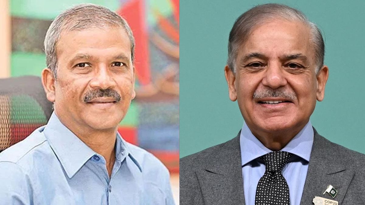 পাকিস্তান প্রধানমন্ত্রী শেবাজ শরীফ ও বাংলাদেশের উপদেষ্টা আসিফ নজরুল