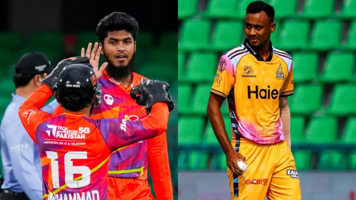 পিএসএলে রিশাদ উইকেট পেলেও শরীফুল ছিলেন উইকেটশূন্য।