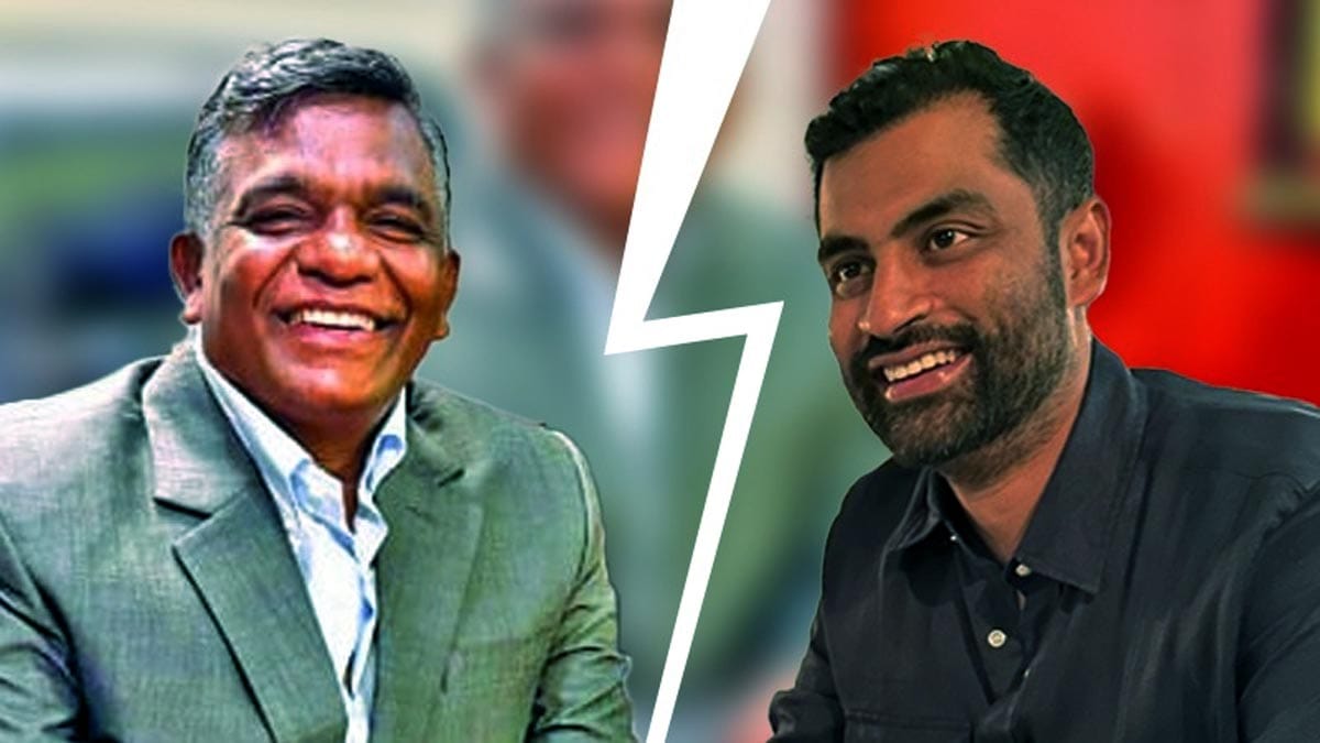 বিসিবির বিদায়ী সভাপতি আমিনুল ইসলাম বুলবুল ও এডহক কমিটির সভাপতি তামিম ইকবাল।