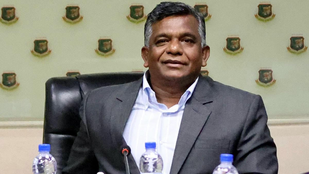 বিসিবির সাবেক সভাপতি আমিনুল ইসলাম বুলবুল।
