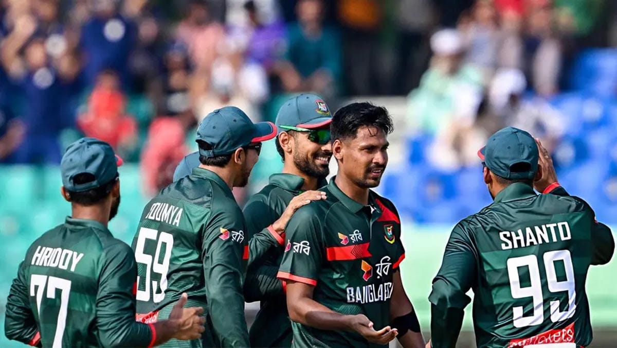 ওয়ানডে ক্যারিয়ারে ৬ষ্ঠ বারের মতো পাঁচ উইকেট পেলেন মোস্তাফিজুর রহমান।