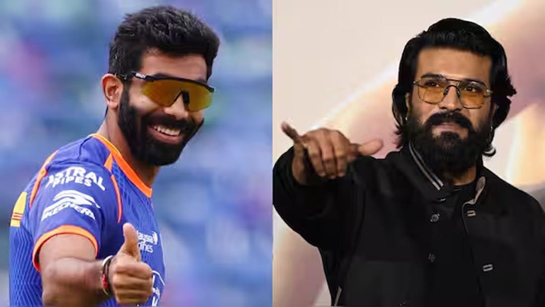 South superstar Ram Charan apologises to Bumrah.