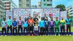Official photoshoot of the club captains before starting the DPL 2026.