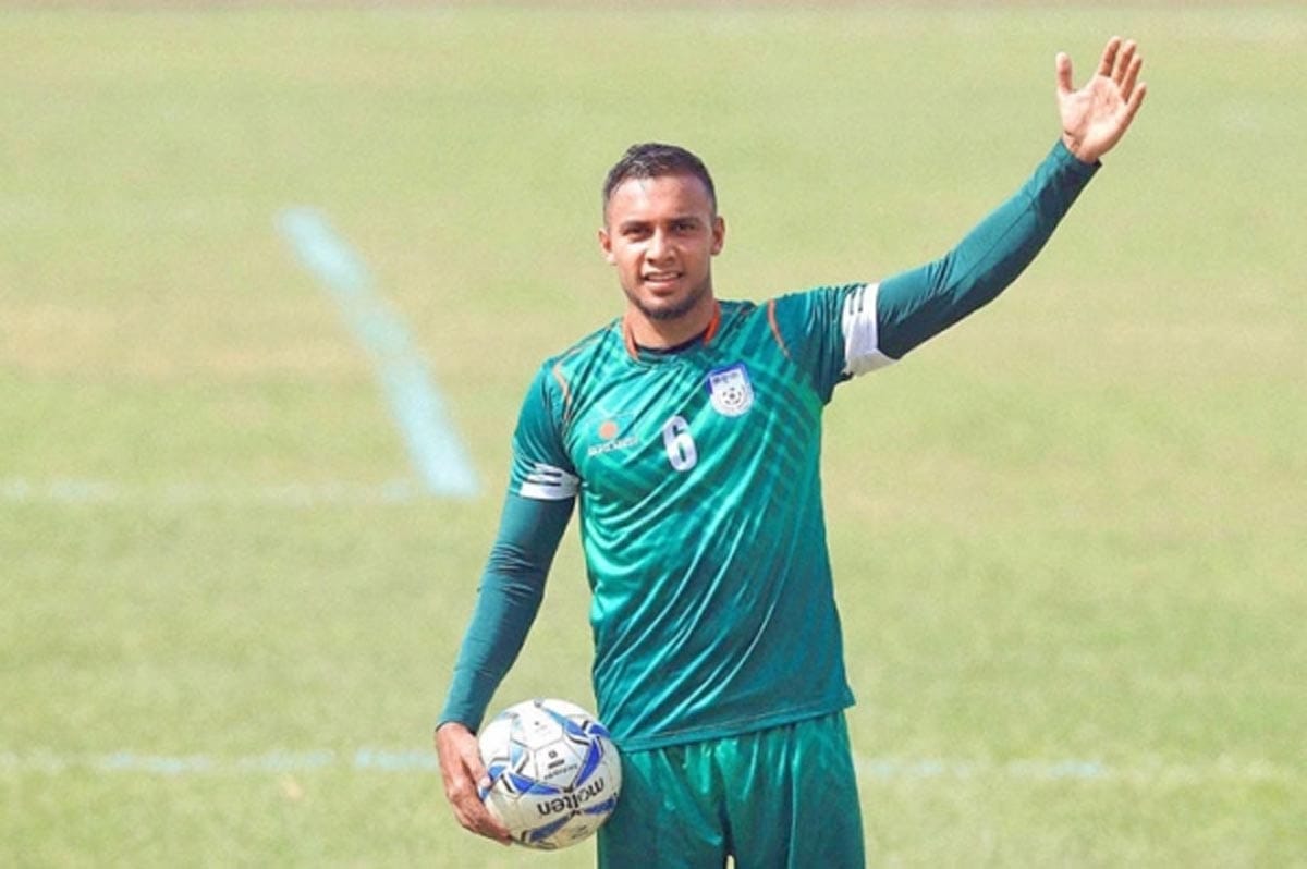 Bangladesh football team captain Jamal Bhuyan.