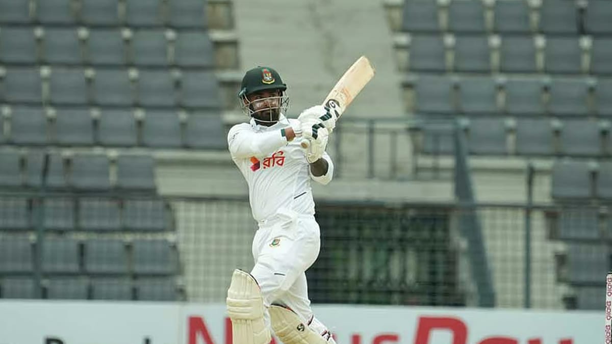 Litton Das batting in Sylhet agianst Pakistan 2026.