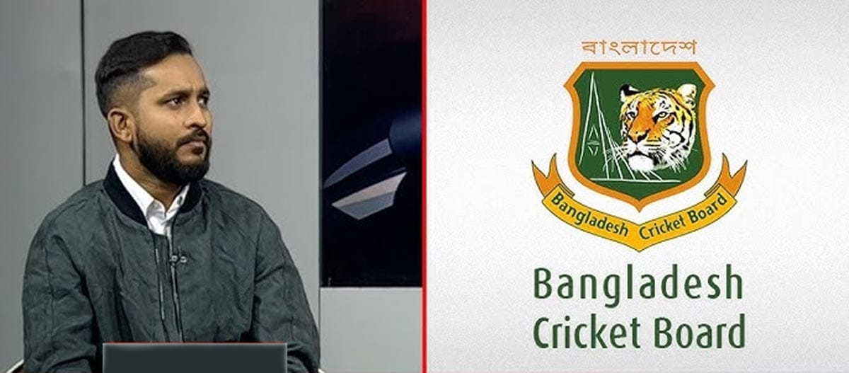 অন্যায়ের প্রতিবাদে ৪ বলে ৯২ রান দিয়েছিলেন সুজন মাহমুদ ও বিসিবির লোগো।