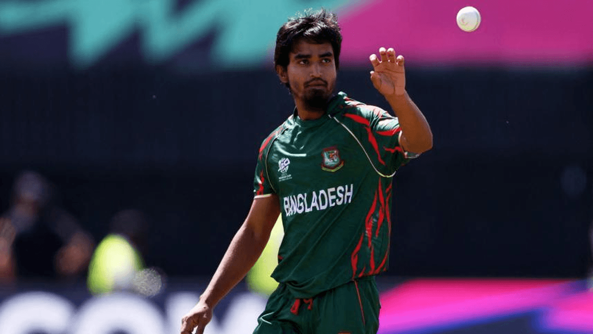 বাংলাদেশের পেসার তানজিম হাসান সাকিব।