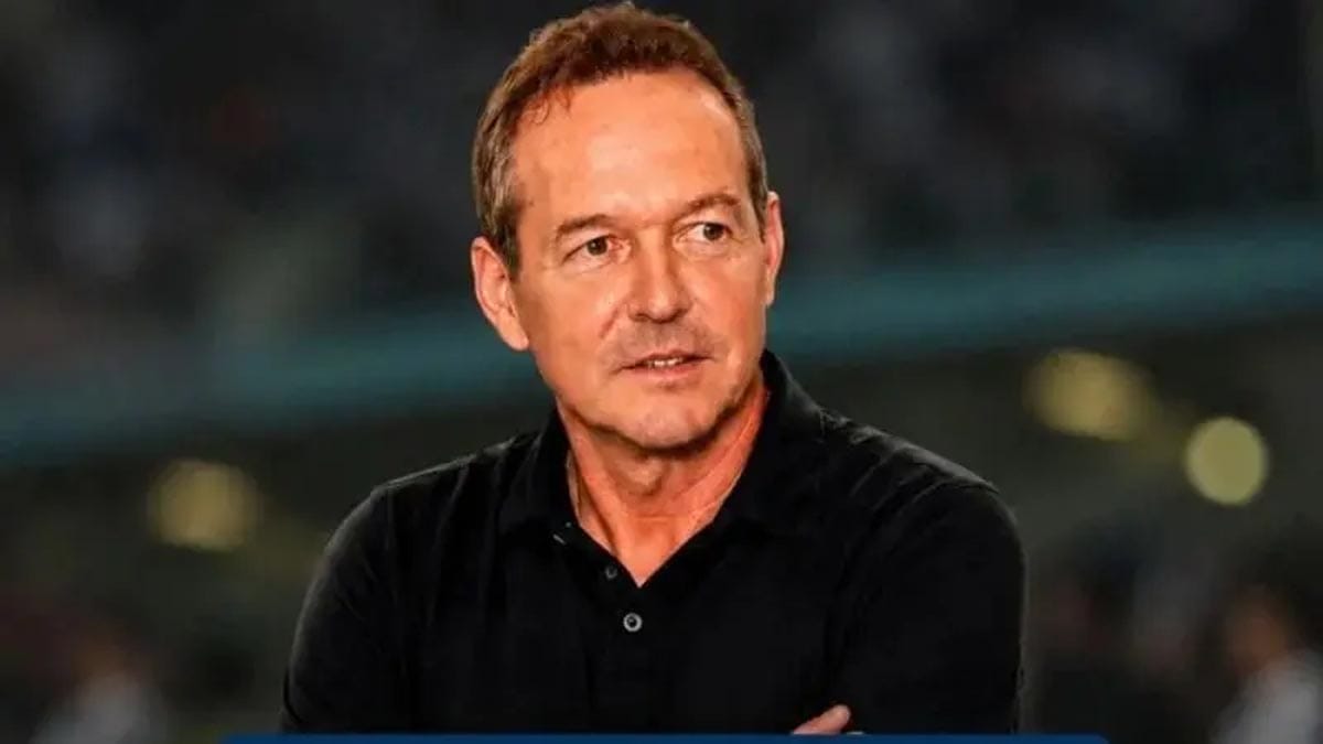 New Bangladesh football coach Thomas Dooley smiling.