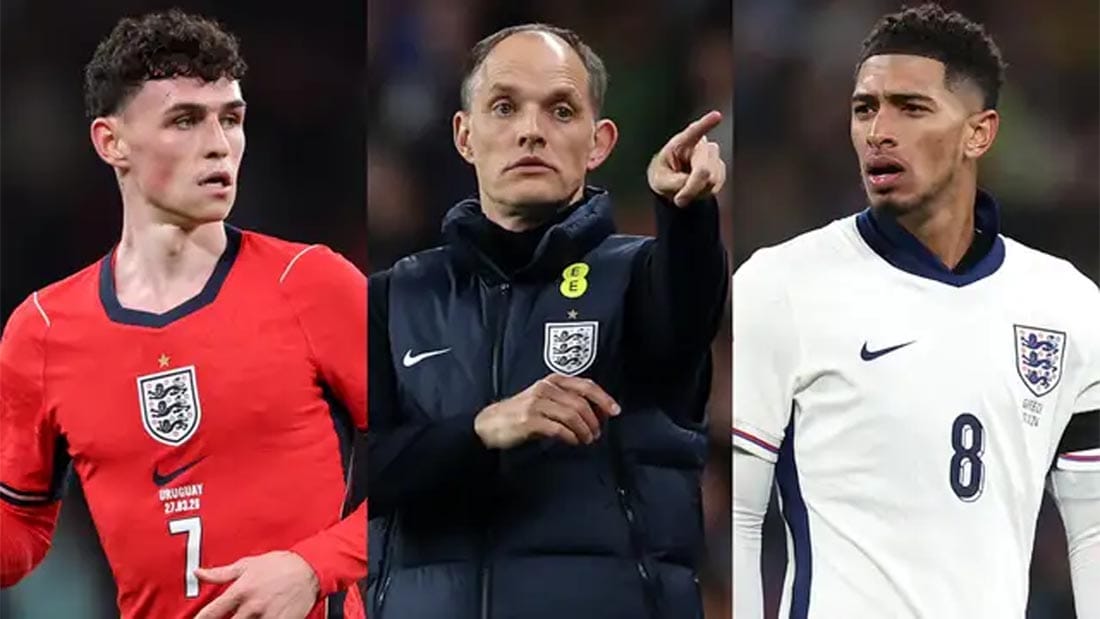England manager Thomas Tuchel announces the 26-man World Cup squad.