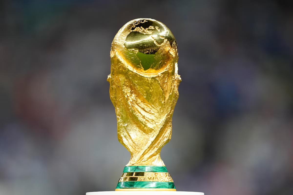 The trophy of the FIFA World Cup.