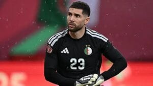 Zinedine Zidane's son Luca Zidane playing in Algeria national football team.