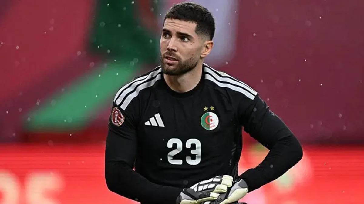 Zinedine Zidane's son Luca Zidane playing in Algeria national football team.